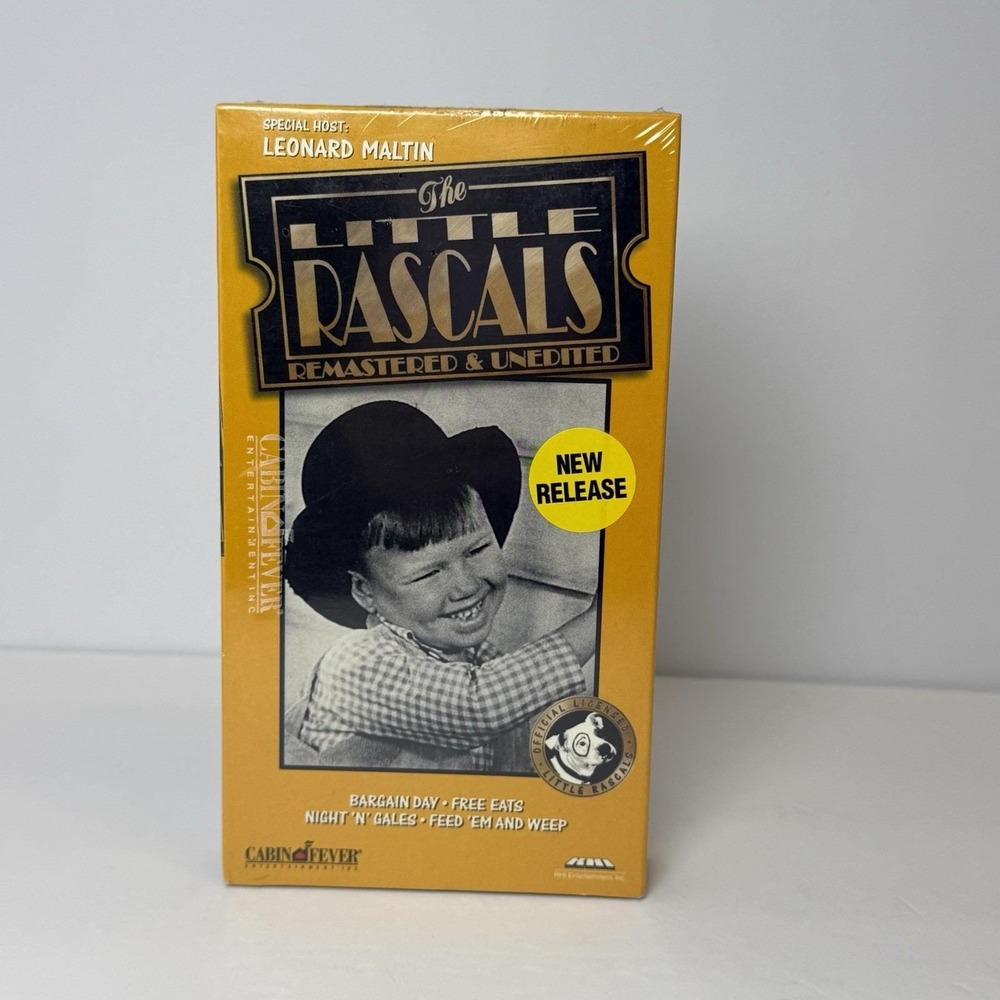 The‎ Little Rascals VHS Vol 13 Remastered Unedited Factory Sealed Cabin Fever